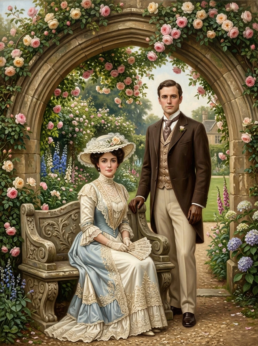 The Garden Arch Couple