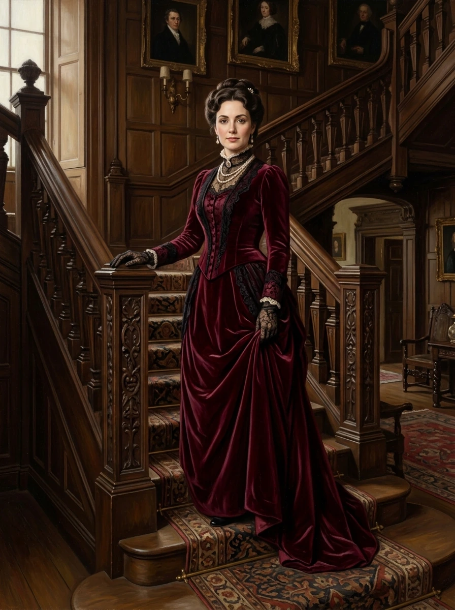 The Manor Stair Lady
