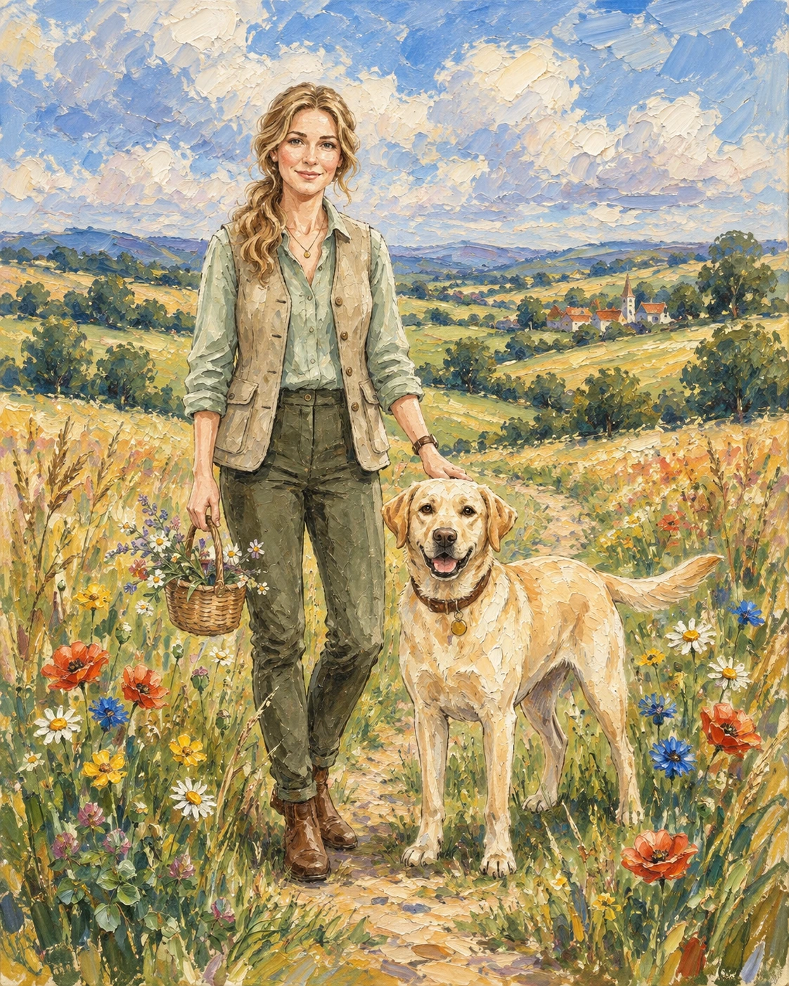 Wildflower Meadow Portrait