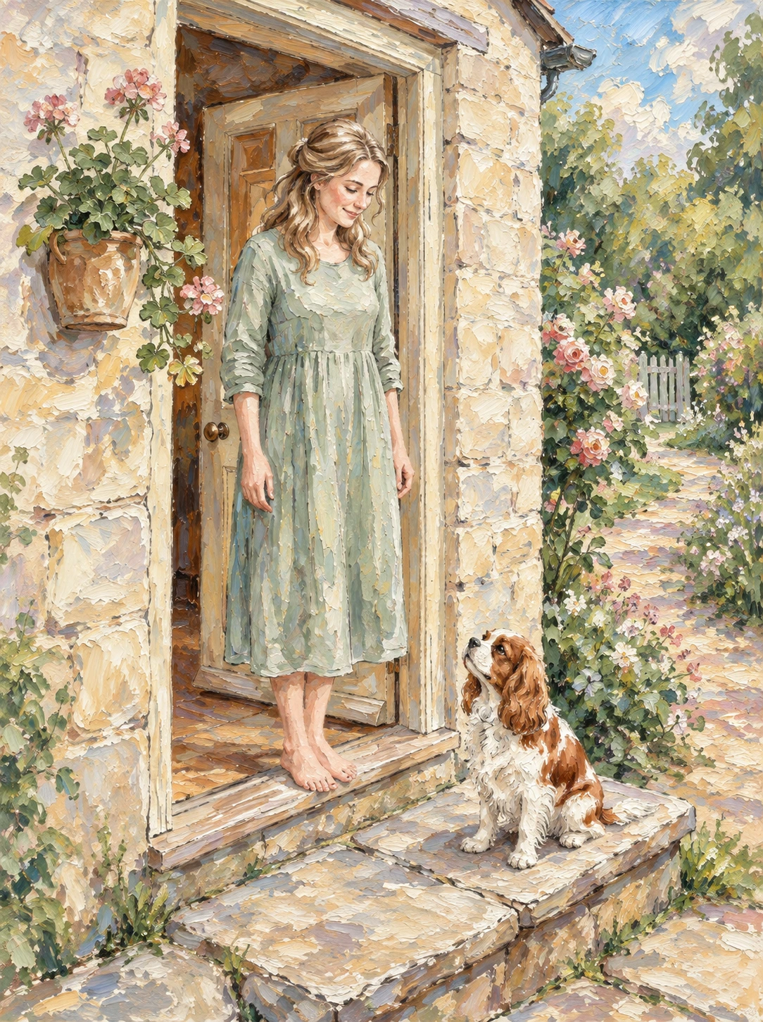 Early Morning Porch