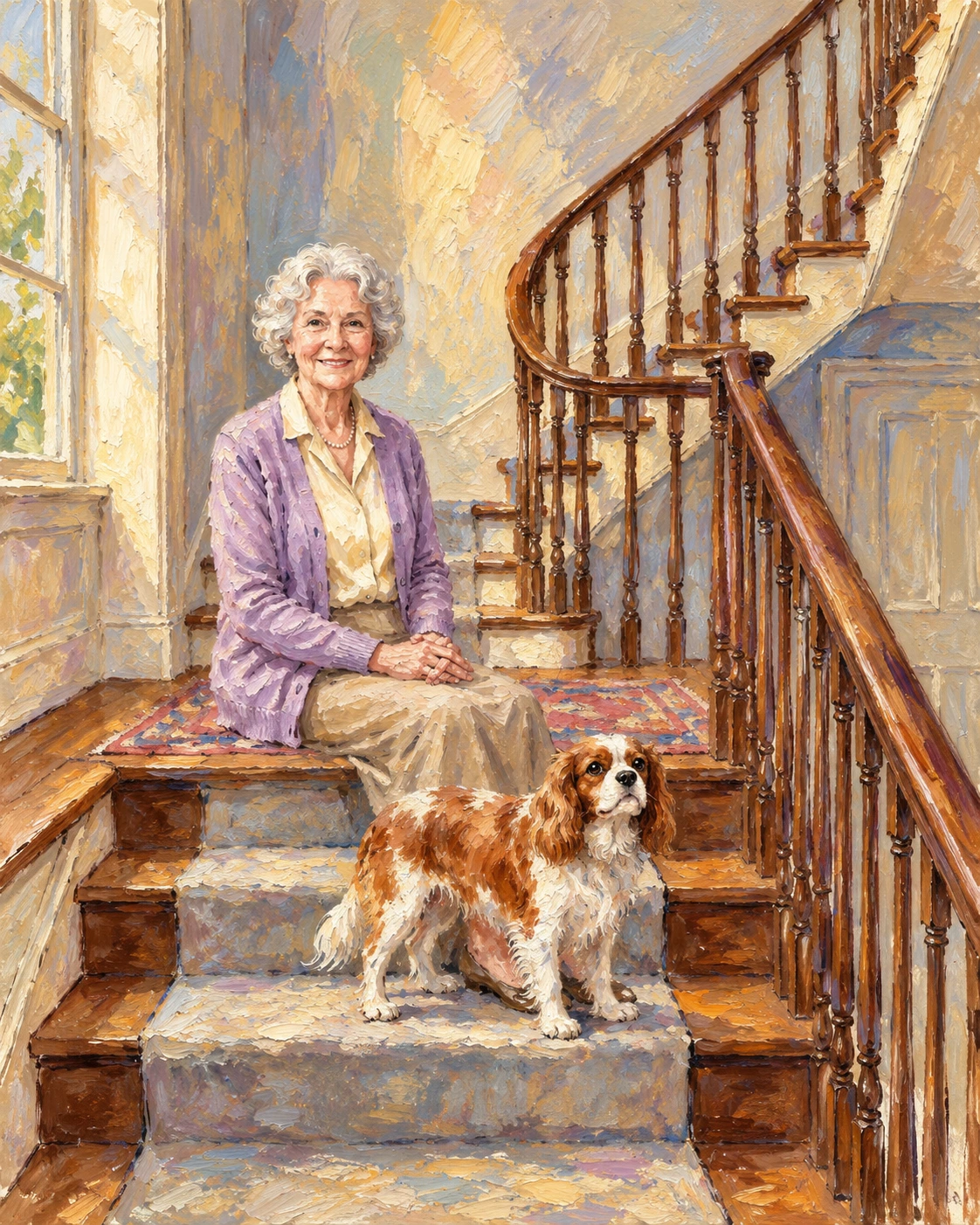 Stair Landing Pause