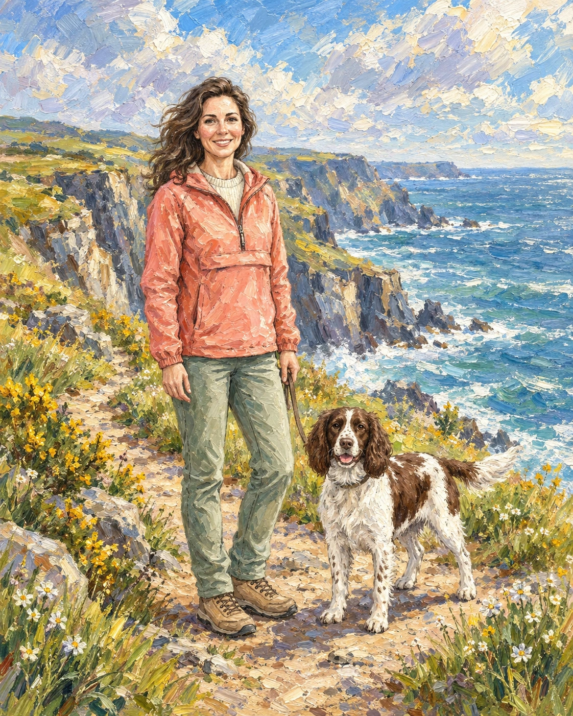Morning on the Clifftop