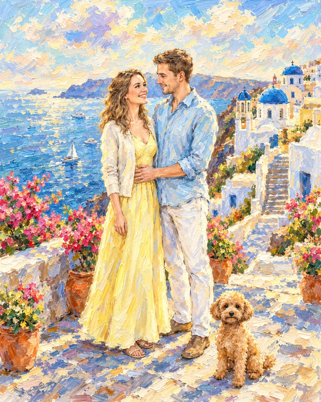 Santorini White Terrace